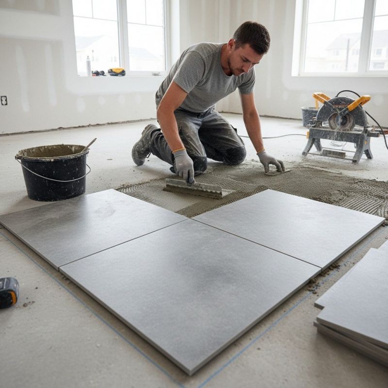 Restroom Floor Replacement in Frederick, MD