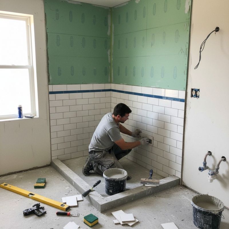 Shower Floor Tiling in Denver, CO