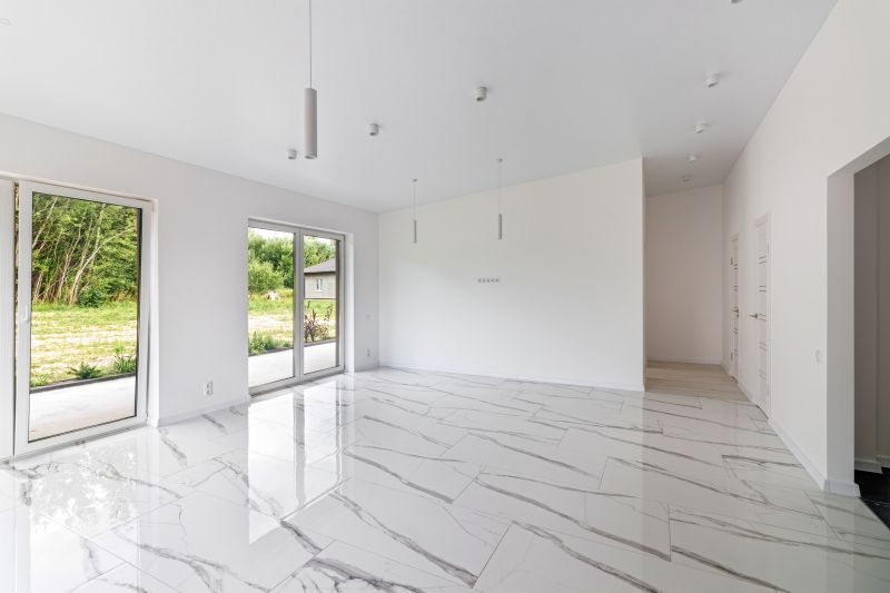 White Marble Tile Installation in Overland Park, KS